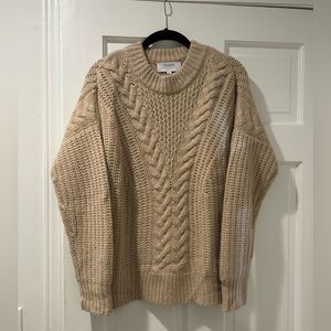 La Ligne Scotia Sweater in Camel Beige, XS